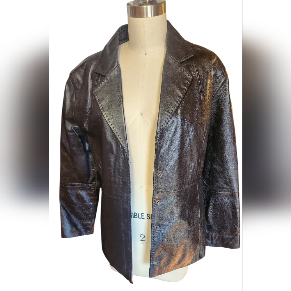 Med Junction West Black Leather Jacket